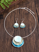 KIT Colar + Brinco Pêndulo