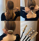 Kit 3 Acessórios de cabelo retrô