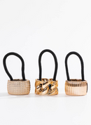 Kit 3 acessórios de cabelo