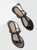 Sandalia Feminina Pedraria Luxo