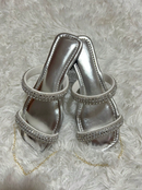 Sandália feminina luxo