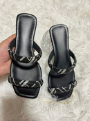 Sandália feminina luxo