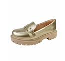 Mocassim metalizado
