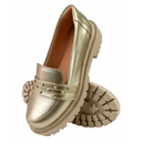 Mocassim metalizado