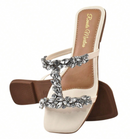 Rasteirinha pedraria luxo