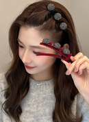 Kit 3 acessórios de cabelo retrô