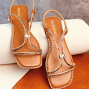 Sandalia Feminina Duo Color