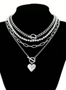 Colar com pérolas (4 peças)