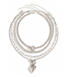 Colar com pérolas (4 peças)