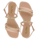 Sandália Feminina com Brilho