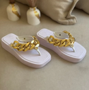 Sandália correntaria