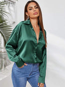 Blusa de cetim