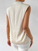Blusa de cetim