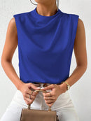 Blusa de cetim