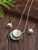 KIT Colar + Brinco Pêndulo