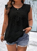 Blusa de lese com babados