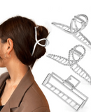 Kit 3 acessórios de cabelo retrô