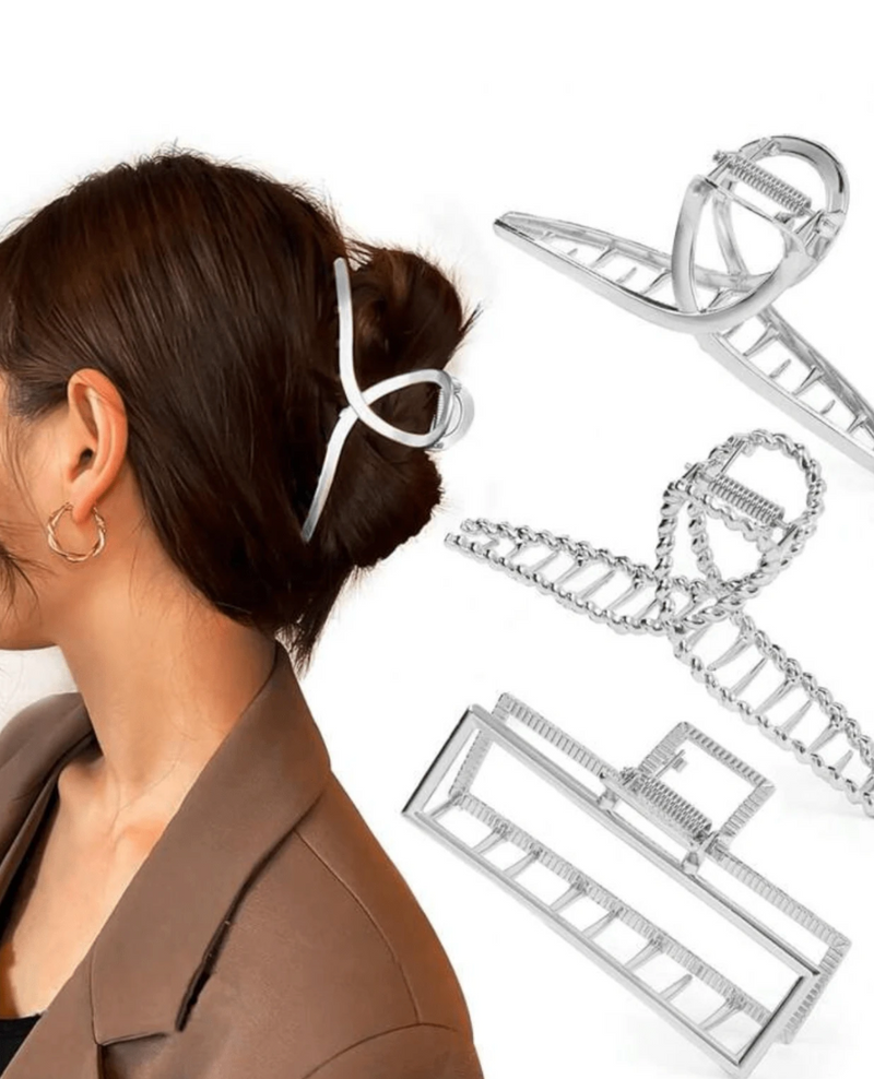 Kit 3 acessórios de cabelo retrô