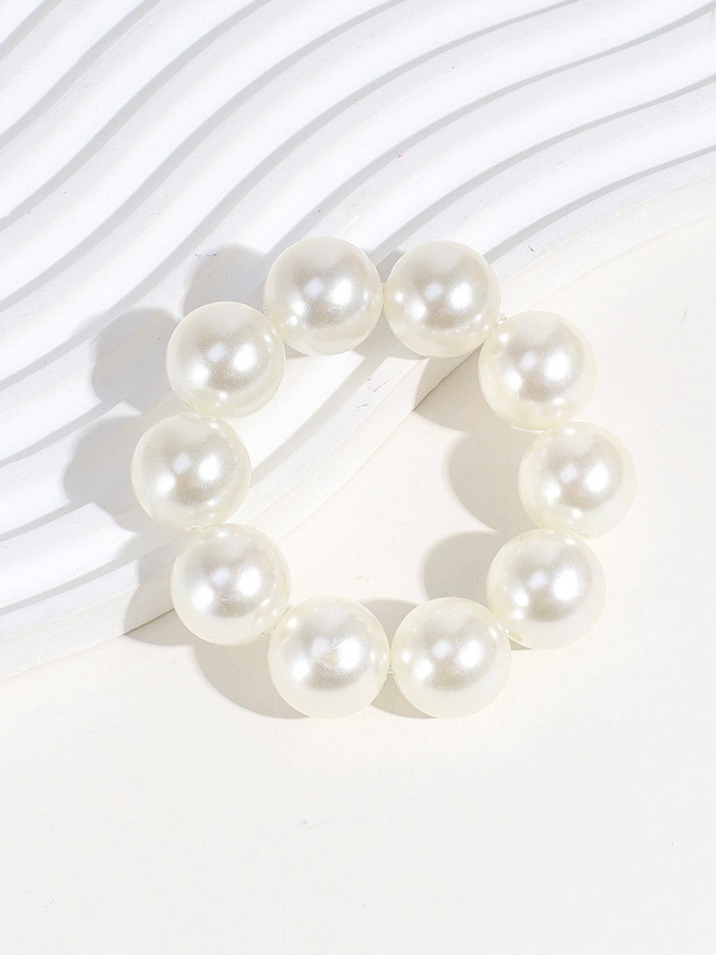 Acessório de cabelo de pérolas