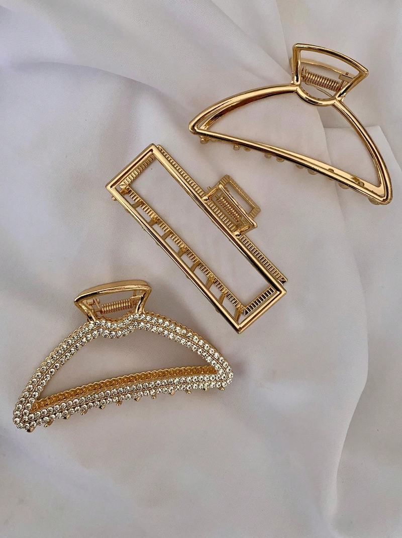 Kit 3 acessórios de cabelo retrô