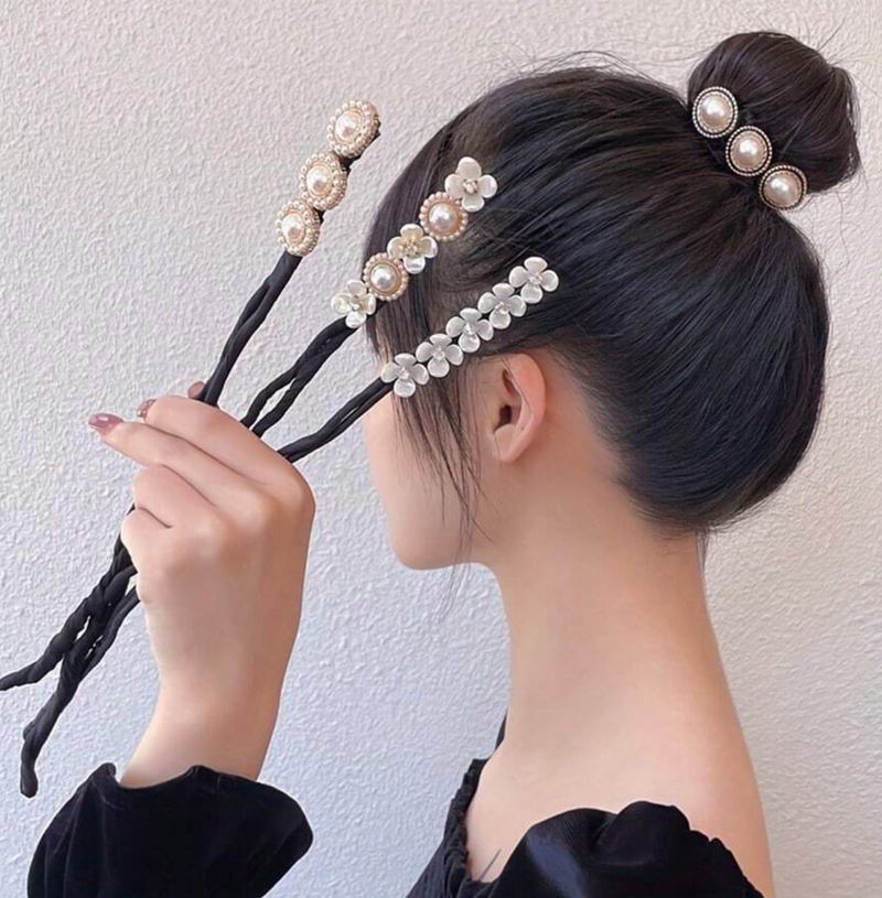 Kit 3 Acessórios de cabelo retrô