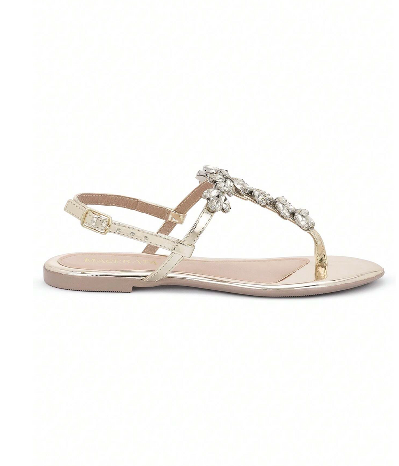 Sandalia Feminina Pedraria Luxo