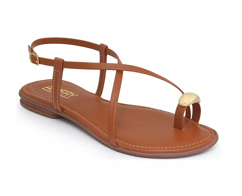 Sandália feminina cruzada