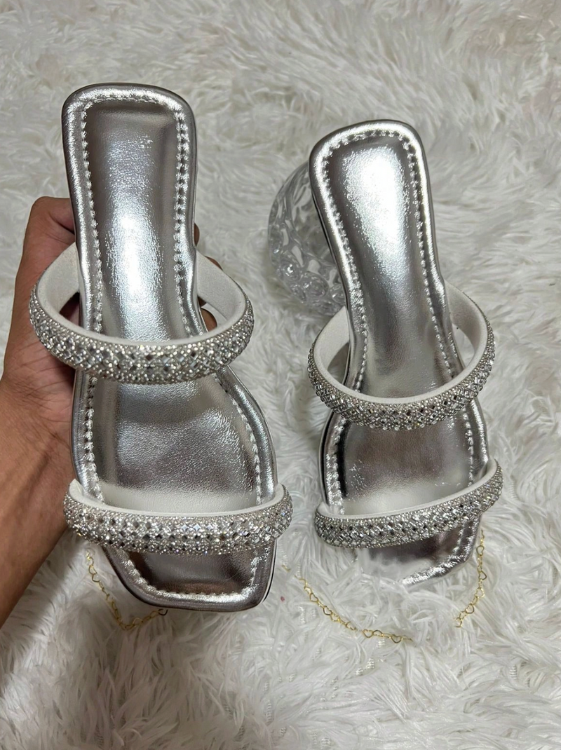 Sandália feminina luxo