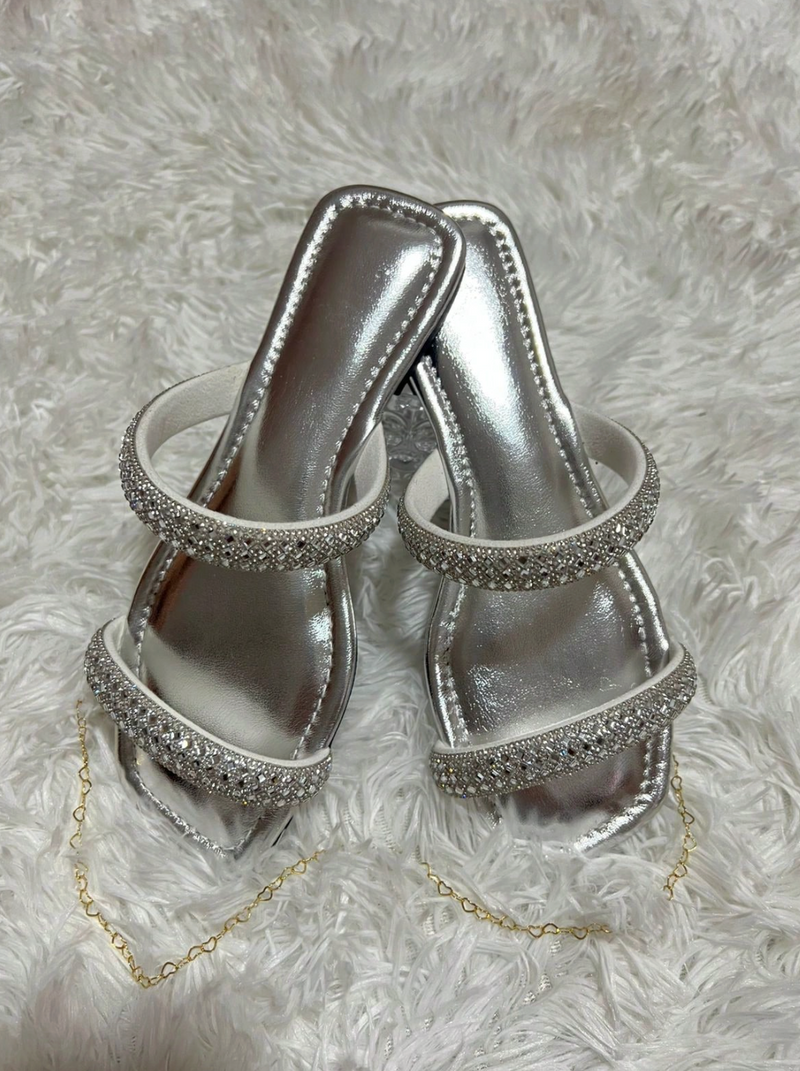 Sandália feminina luxo