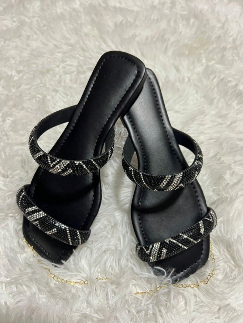 Sandália feminina luxo