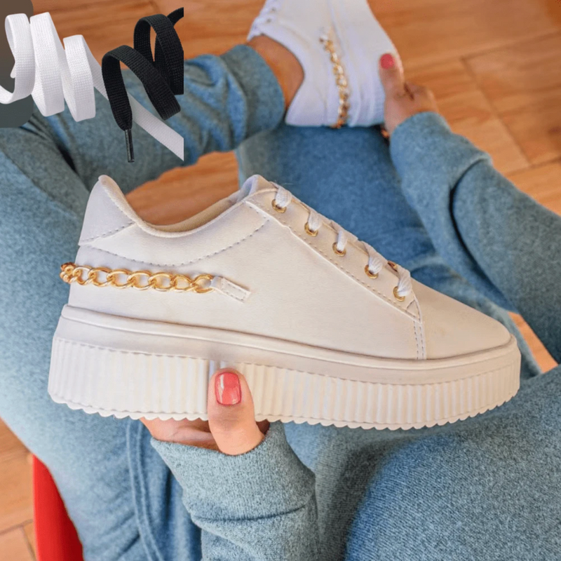 Tênis correntaria luxo