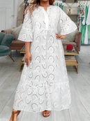 Vestido longo de lese