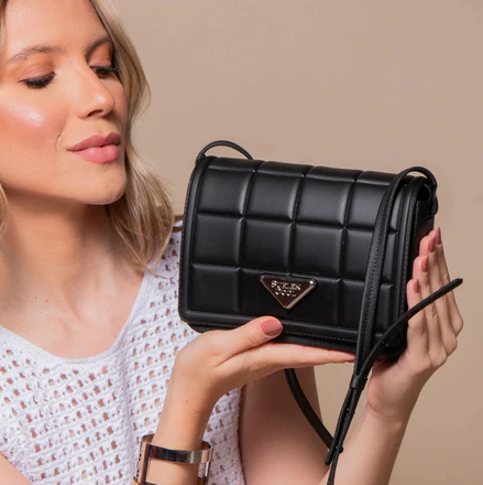 Bolsa Feminina Texturizada