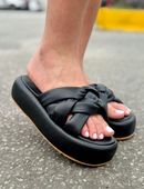 Sandália trançado retrô