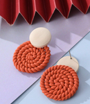 Brinco de Botão Texturizados