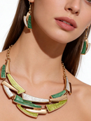 Conjunto de Colar e Brincos Luxo