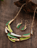 Conjunto de Colar e Brincos Luxo