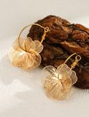 Brincos de Coroa Floral