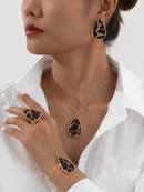 KIT | Colar Pulseira Brincos Anel Luxo