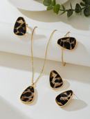 KIT | Colar Pulseira Brincos Anel Luxo