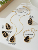KIT | Colar Pulseira Brincos Anel Luxo