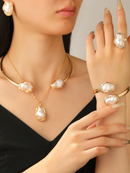 KIT | Pulseira, Anel, Colar, Brinco Elegante