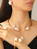 KIT | Pulseira, Anel, Colar, Brinco Elegante