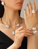 KIT | Pulseira, Anel, Colar, Brinco Elegante