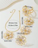 KIT | Pulseira, Anel, Colar, Brincos Luxo
