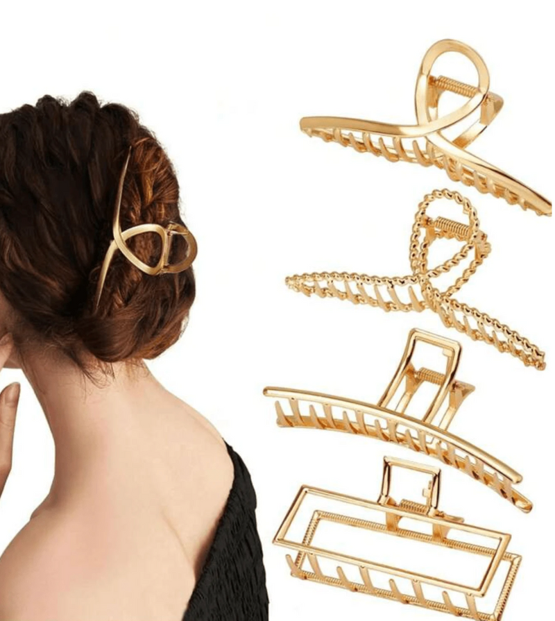 Kit 4 Acessórios de cabelo luxo