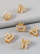 Kit 6 acessórios de cabelo retrô