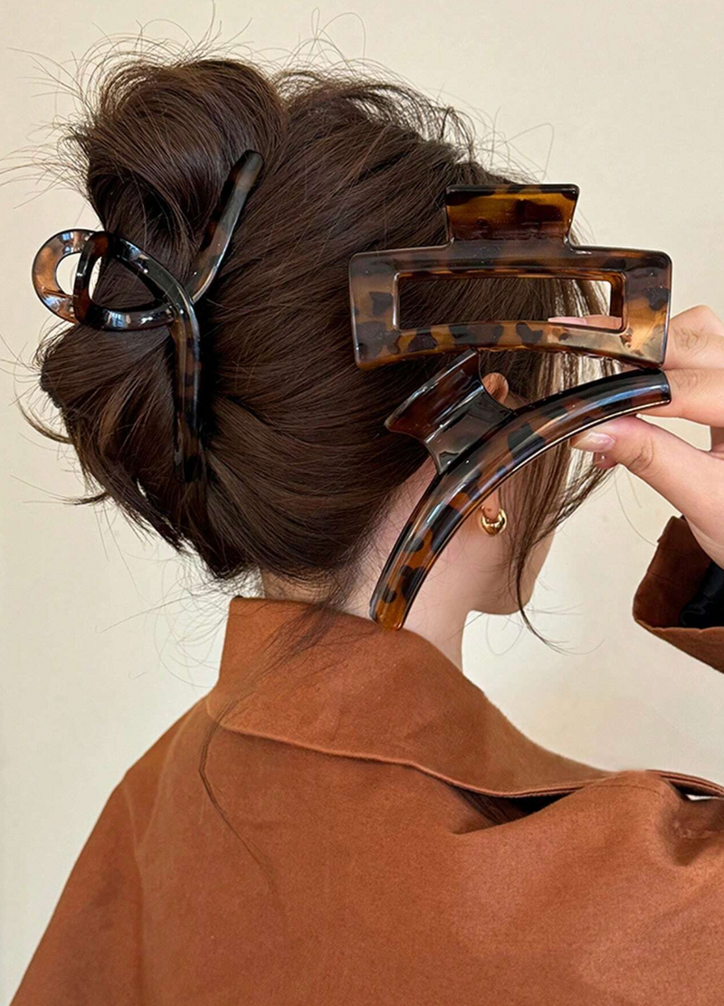 Kit 3 acessórios de cabelo retrô