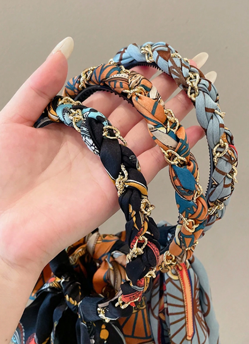 Kit 3 tiaras de cabelo retrô