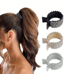 Kit 3 acessórios de cabelo retrô